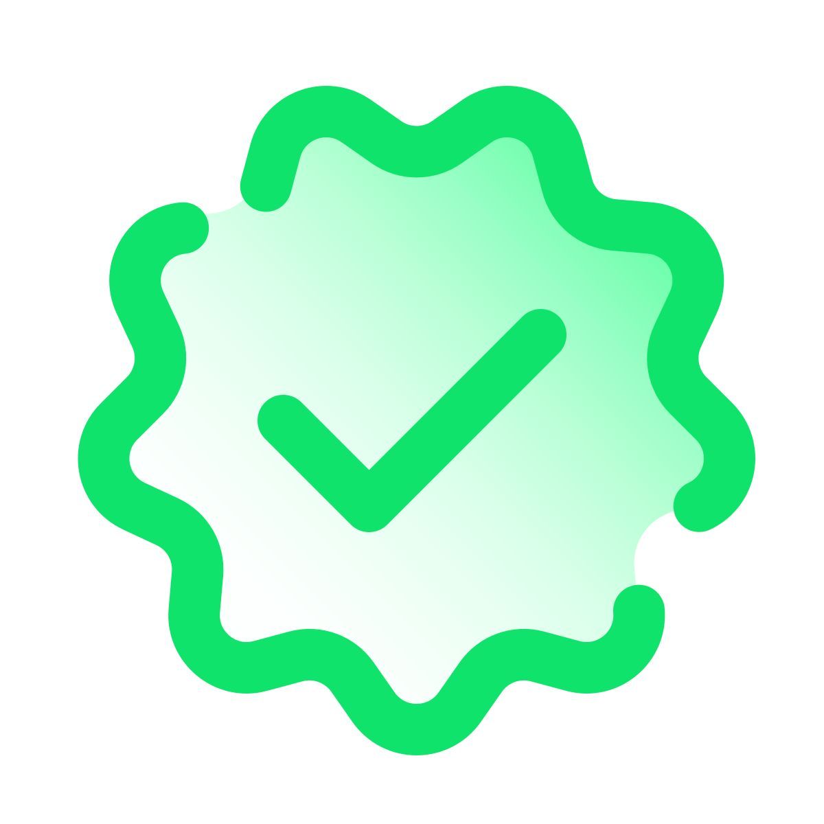 pulsar gradient style aprovação icon