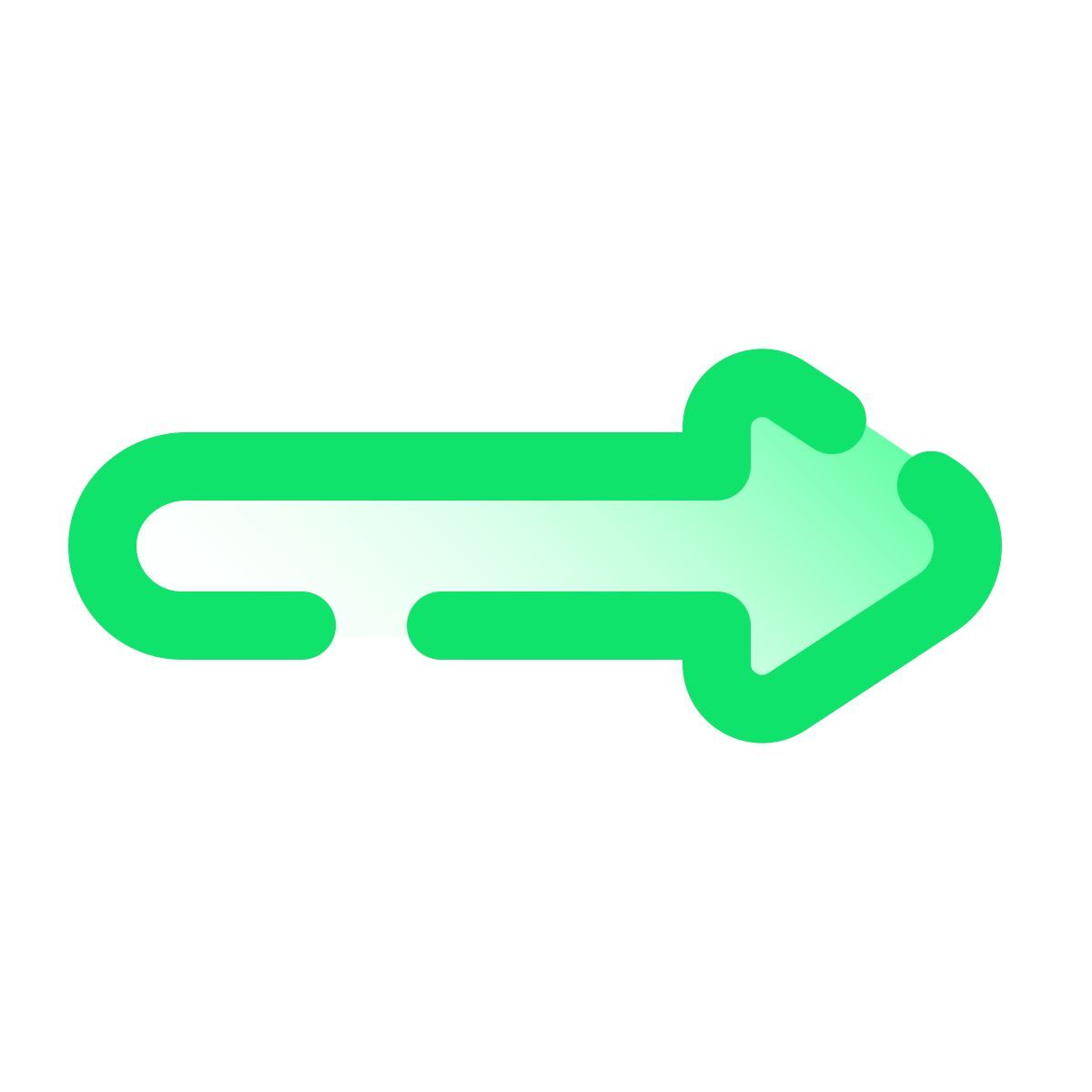 pulsar gradient style freccia icon