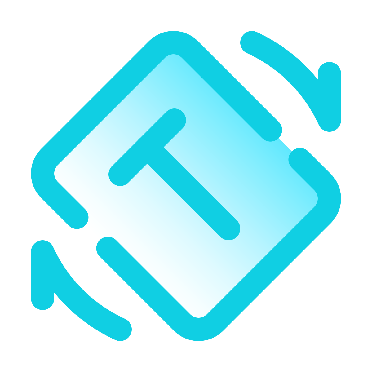 pulsar gradient style auto rotate based on text icon