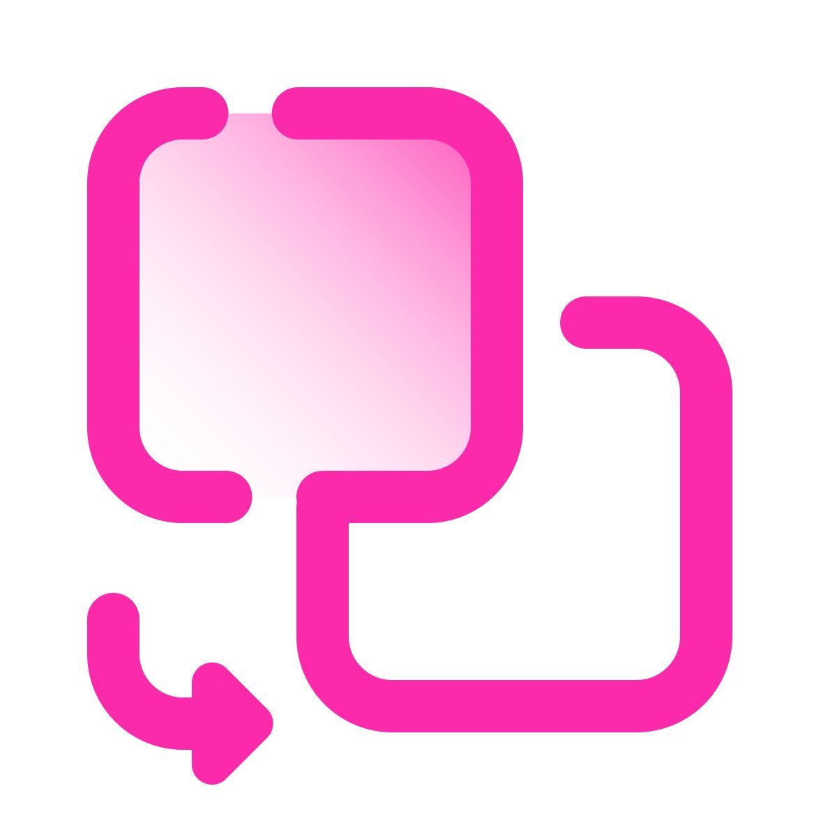 pulsar gradient style 逆向排序 icon