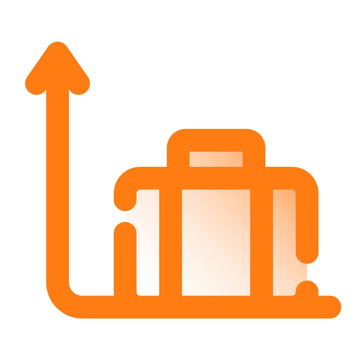 pulsar gradient style deposito bagagli icon