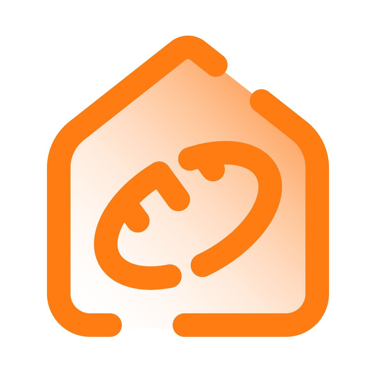 pulsar gradient style bäckerei icon
