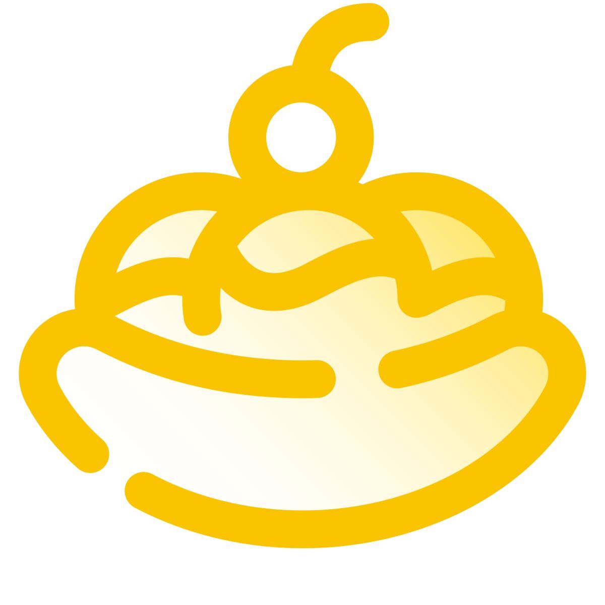 pulsar gradient style 바나나 스 플리트 icon