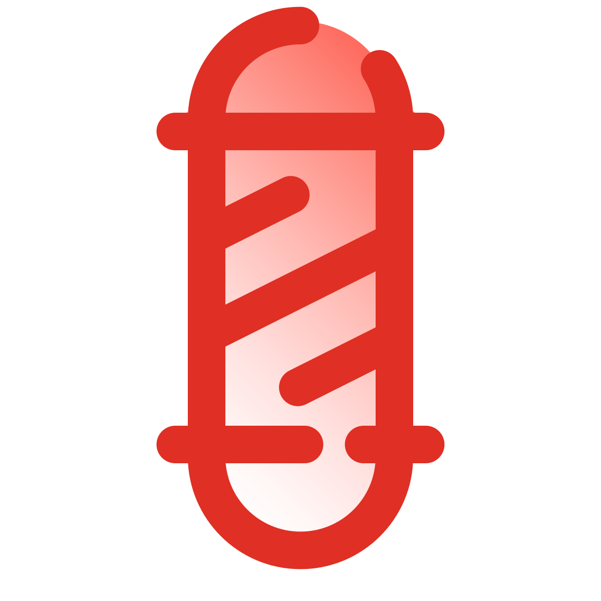 pulsar gradient style barber pole icon