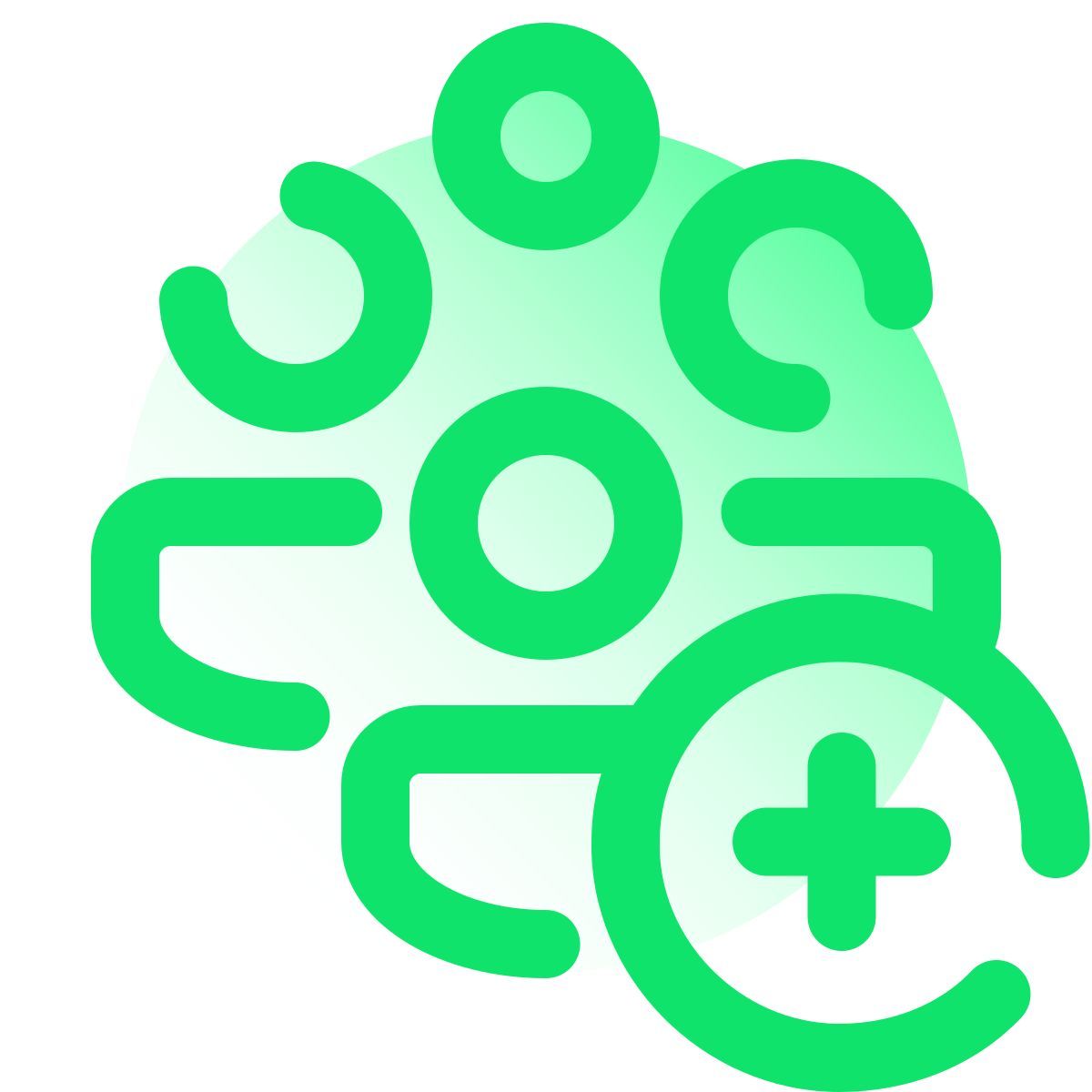 pulsar gradient style 배치 할당 icon