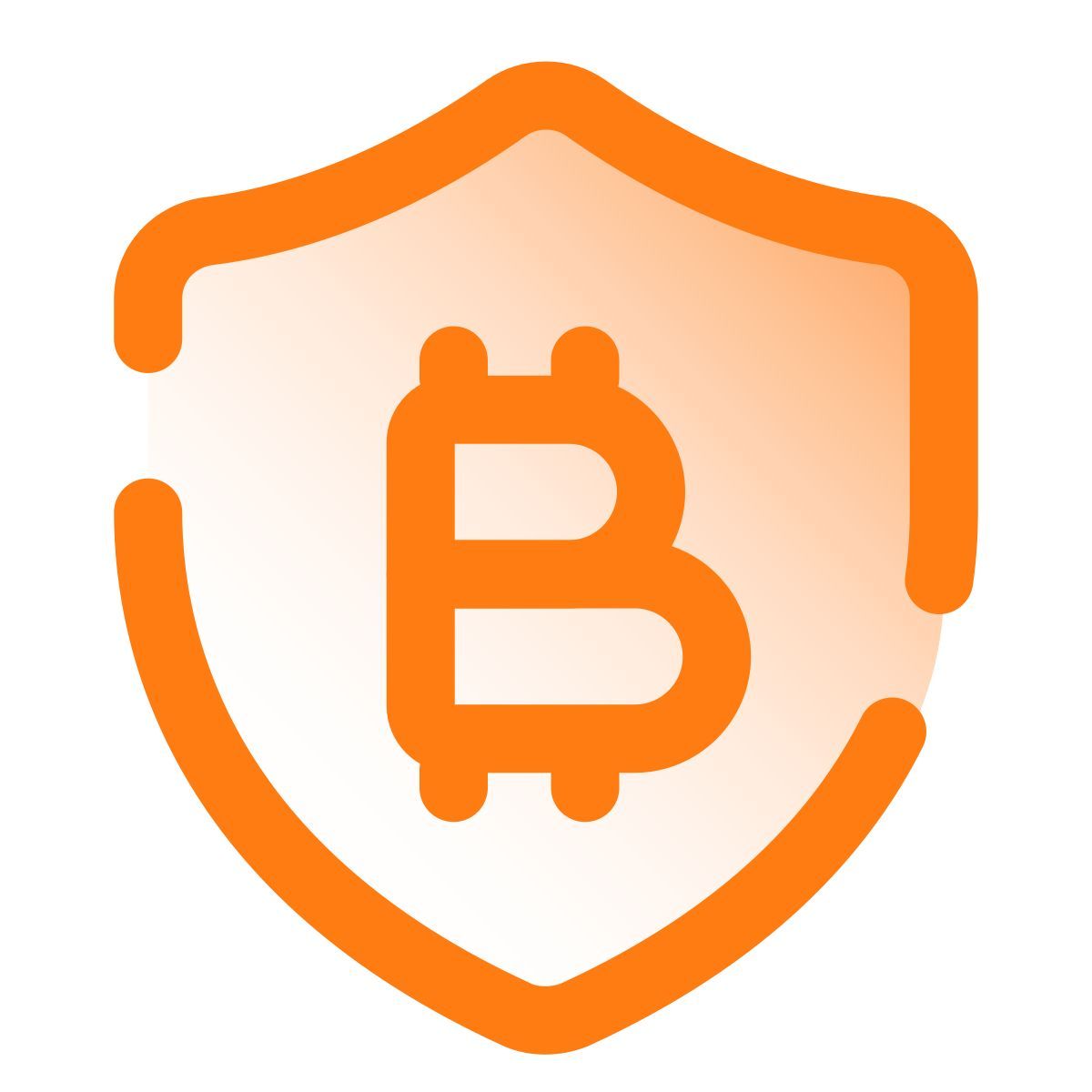 pulsar gradient style 비트코인으로 보호됨 icon