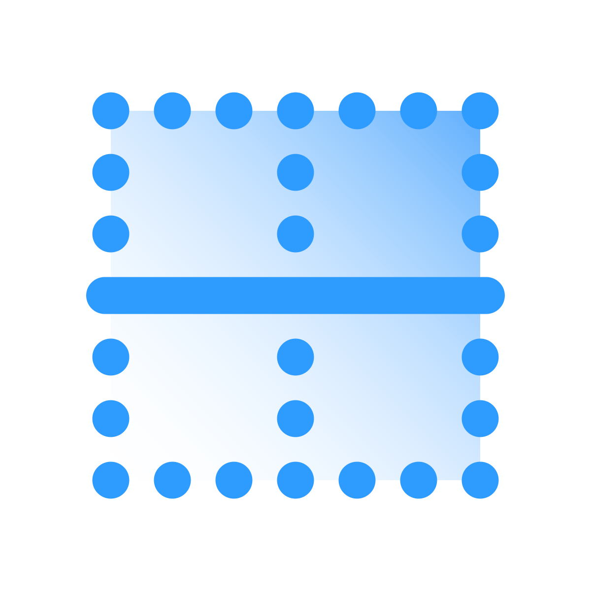 pulsar gradient style border horizontal icon