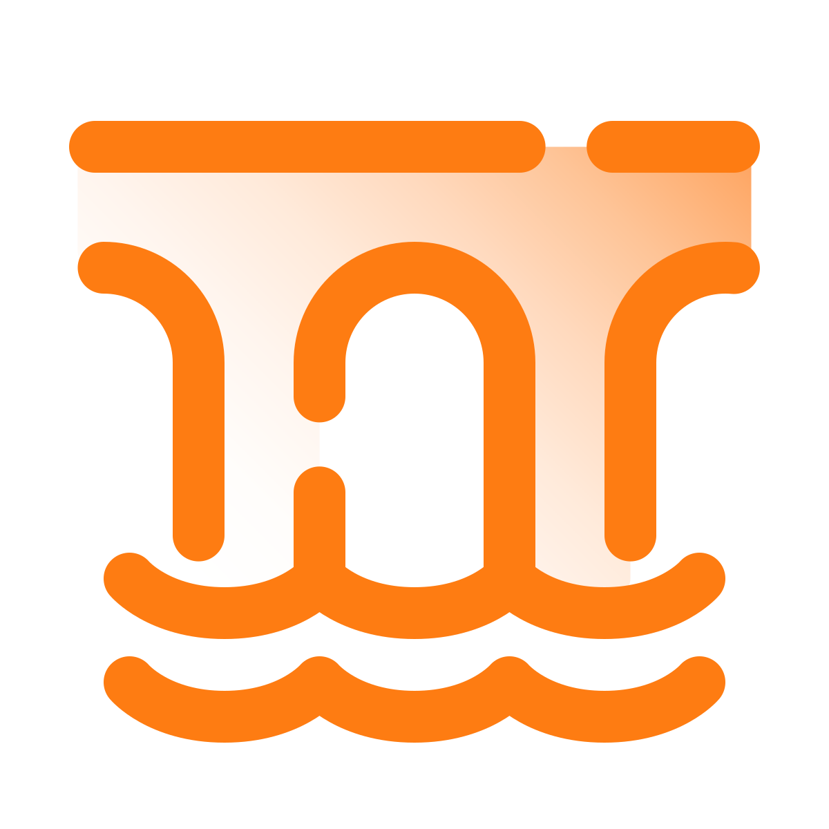 pulsar gradient style bridge icon