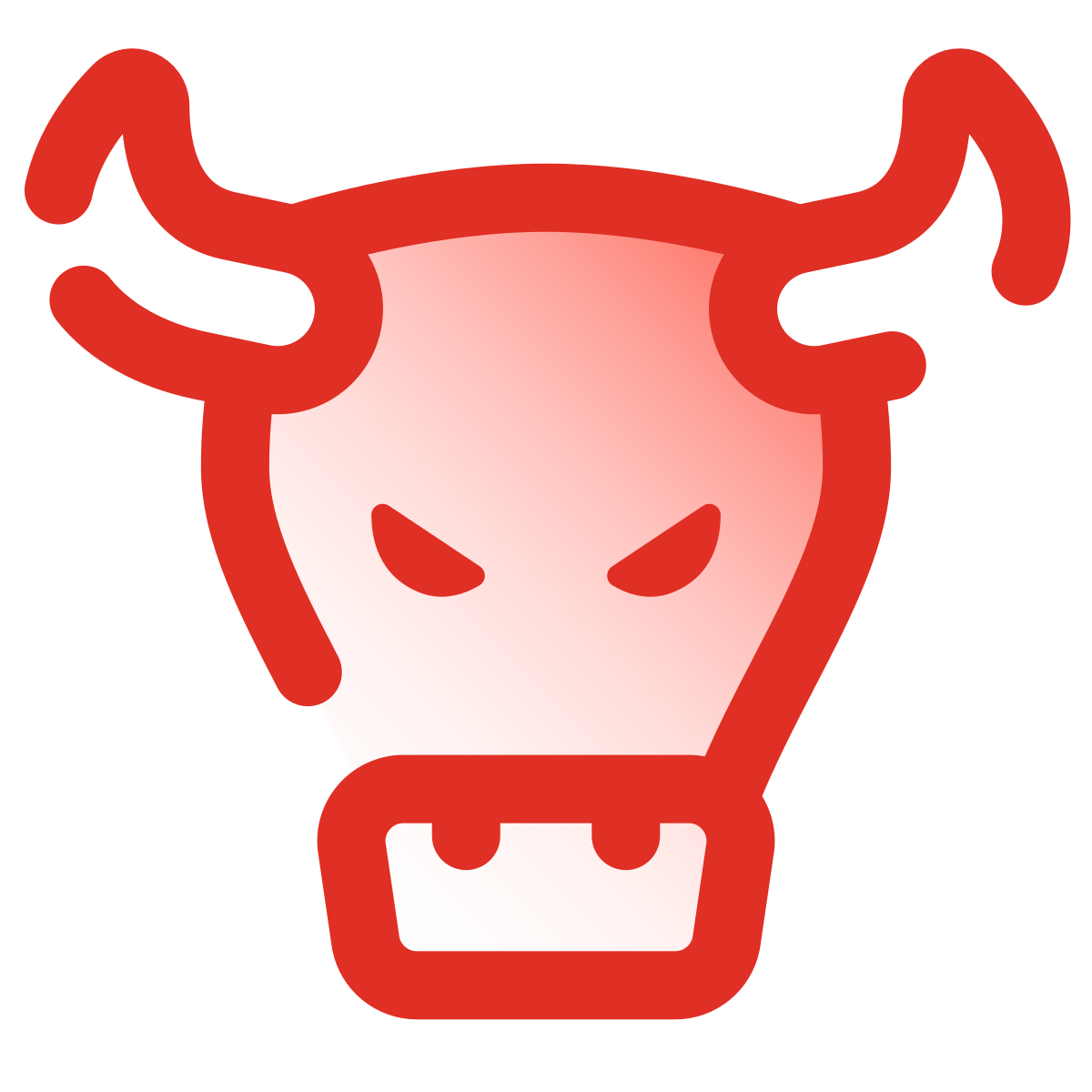 pulsar gradient style bull icon