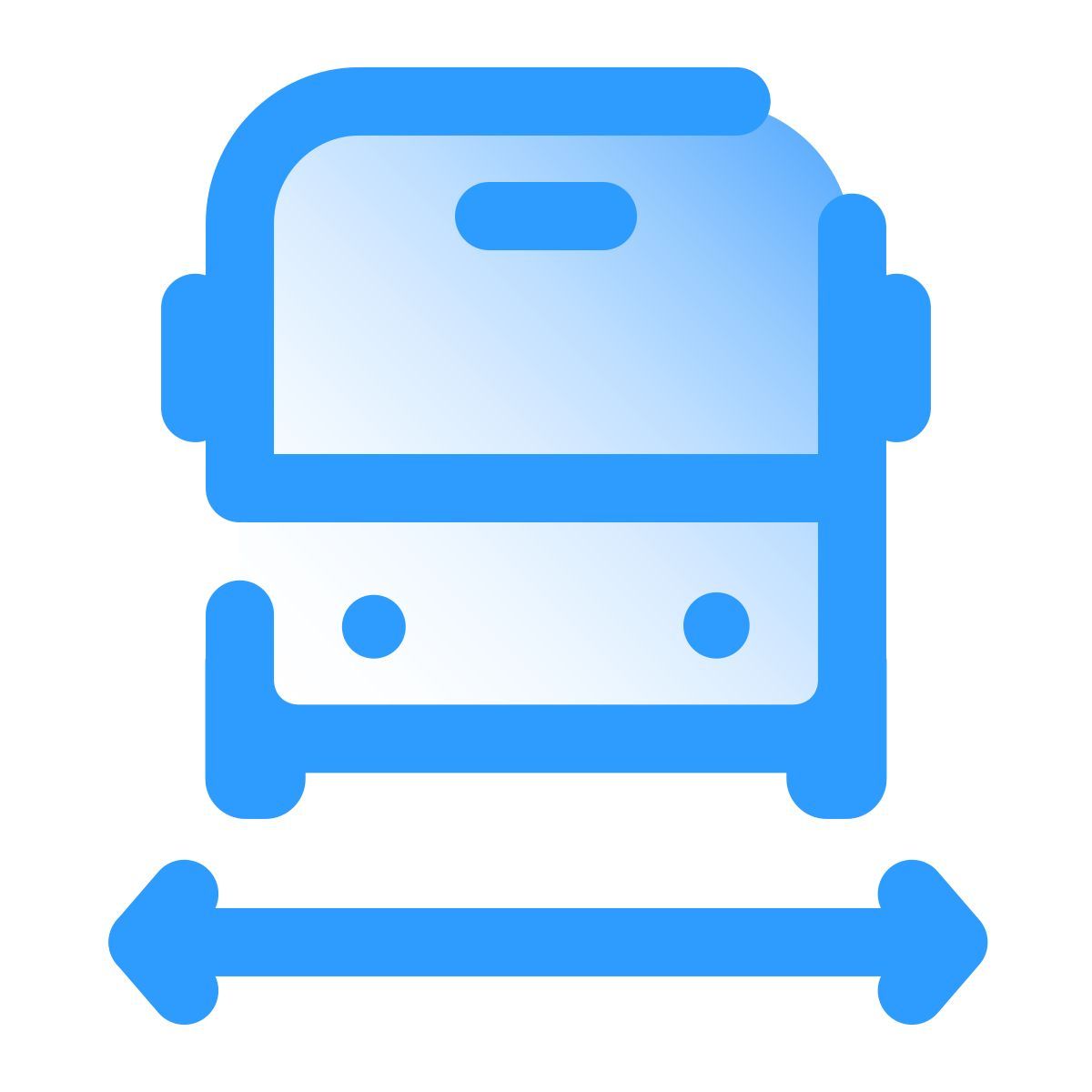 pulsar gradient style bus width icon