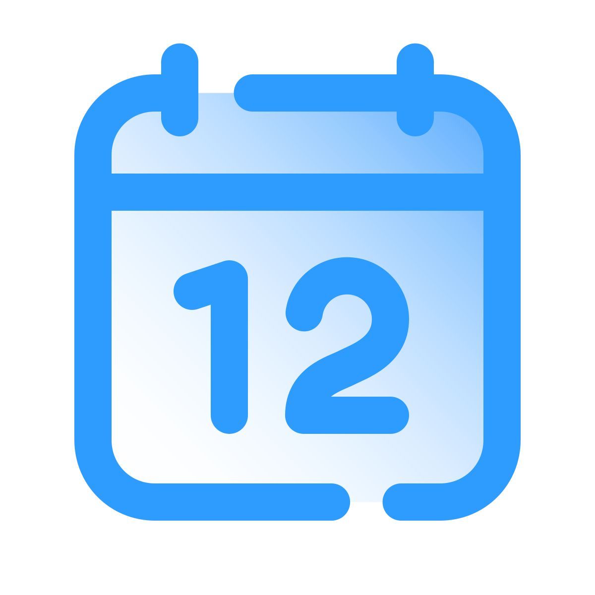 pulsar gradient style 달력 (12) icon