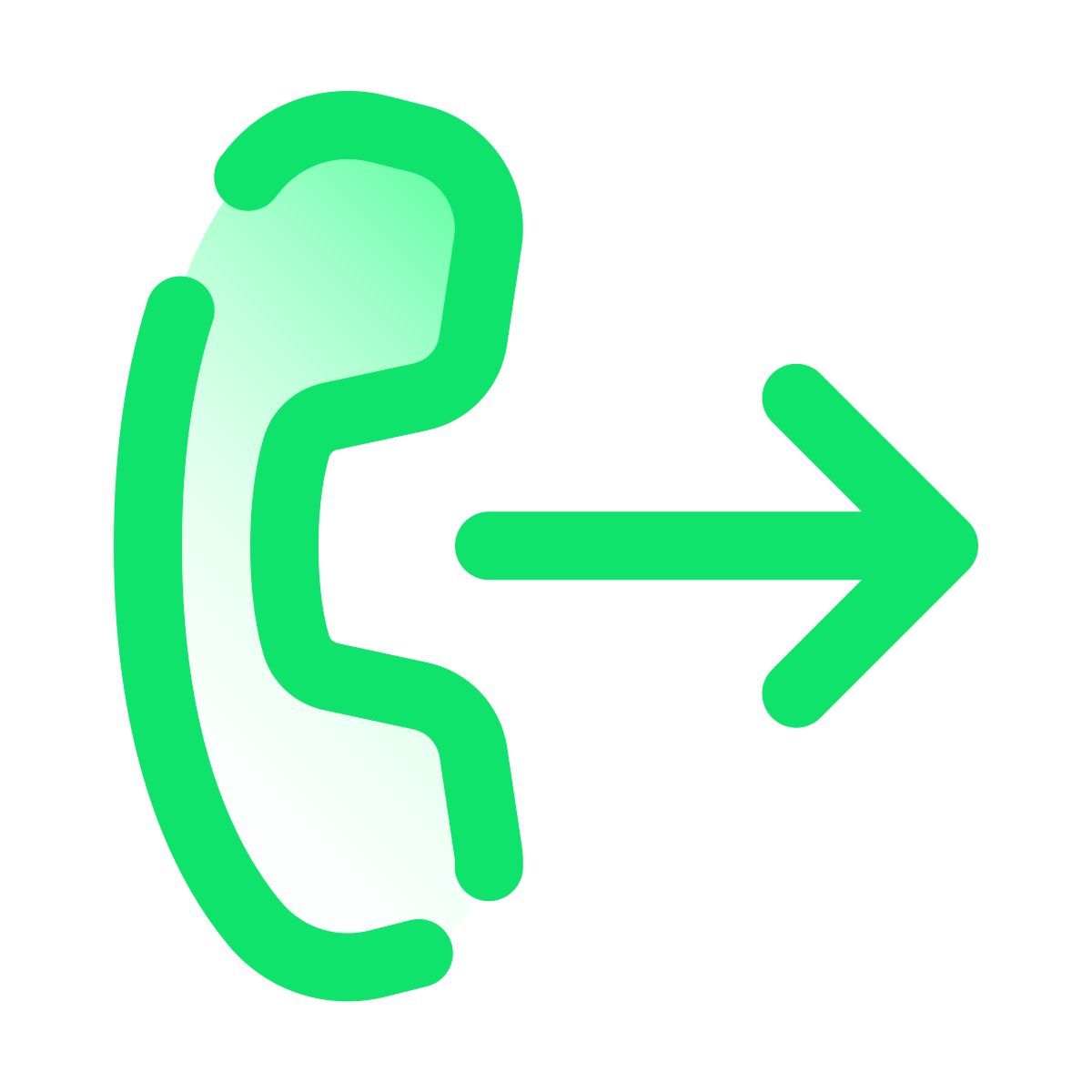 pulsar gradient style call forwarding icon