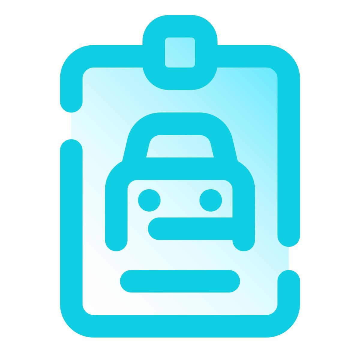 pulsar gradient style car badge icon