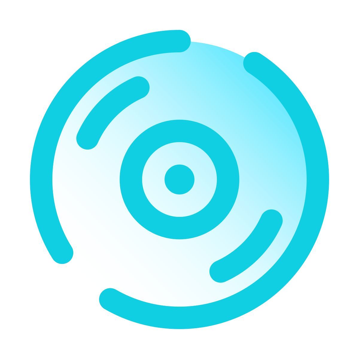 pulsar gradient style cd icon