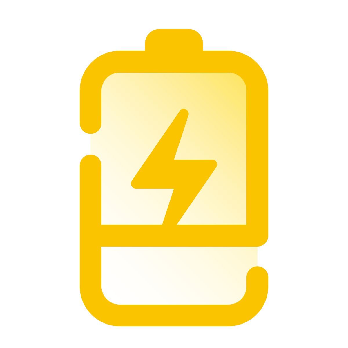 pulsar gradient style carregando bateria fraca icon