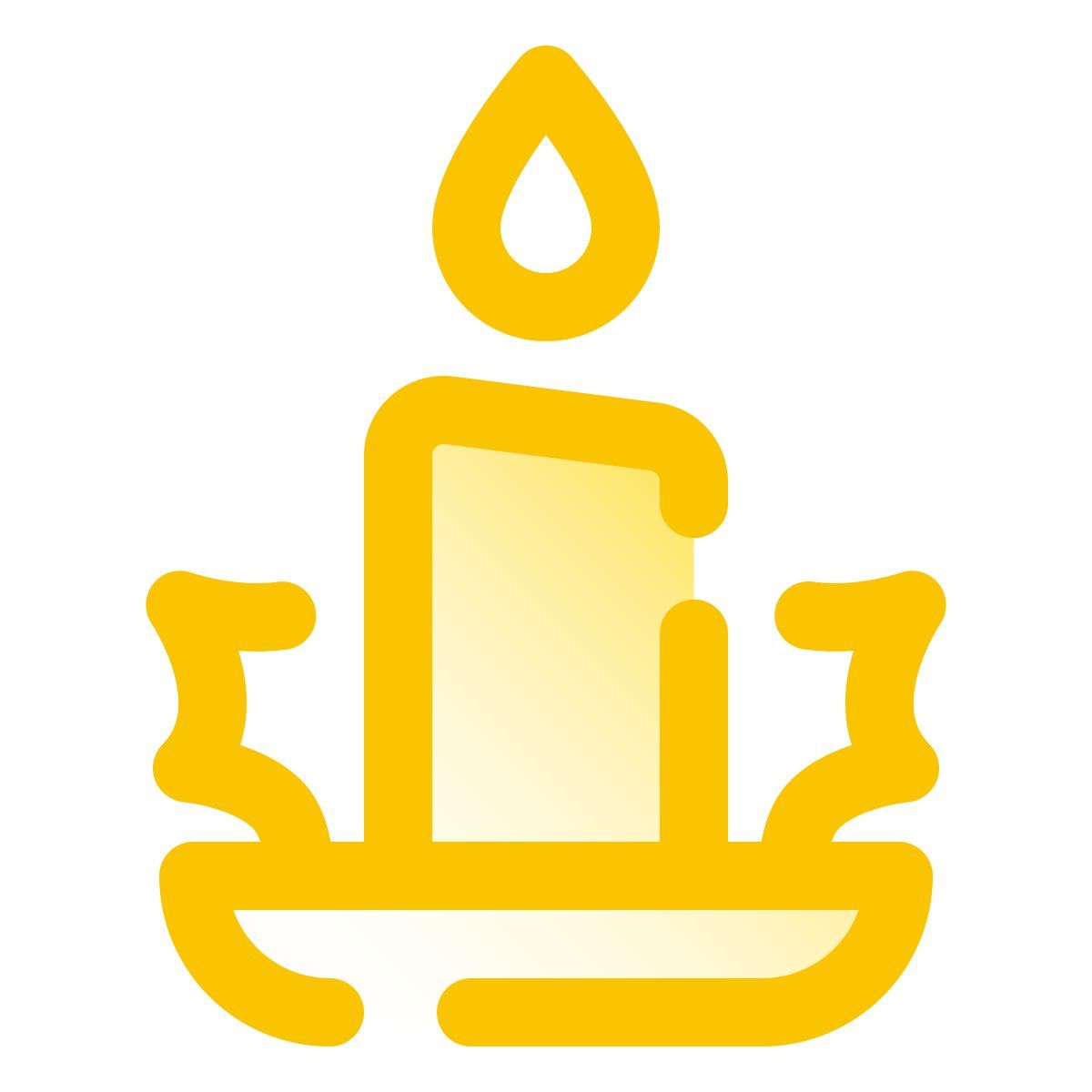 pulsar gradient style 크리스마스 캔들 icon