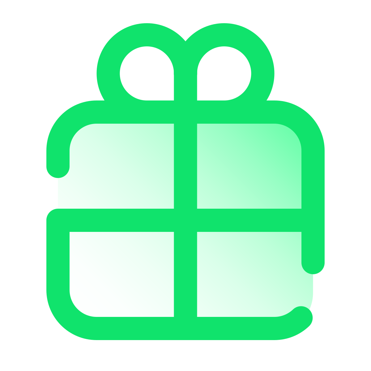 pulsar gradient style christmas gift icon