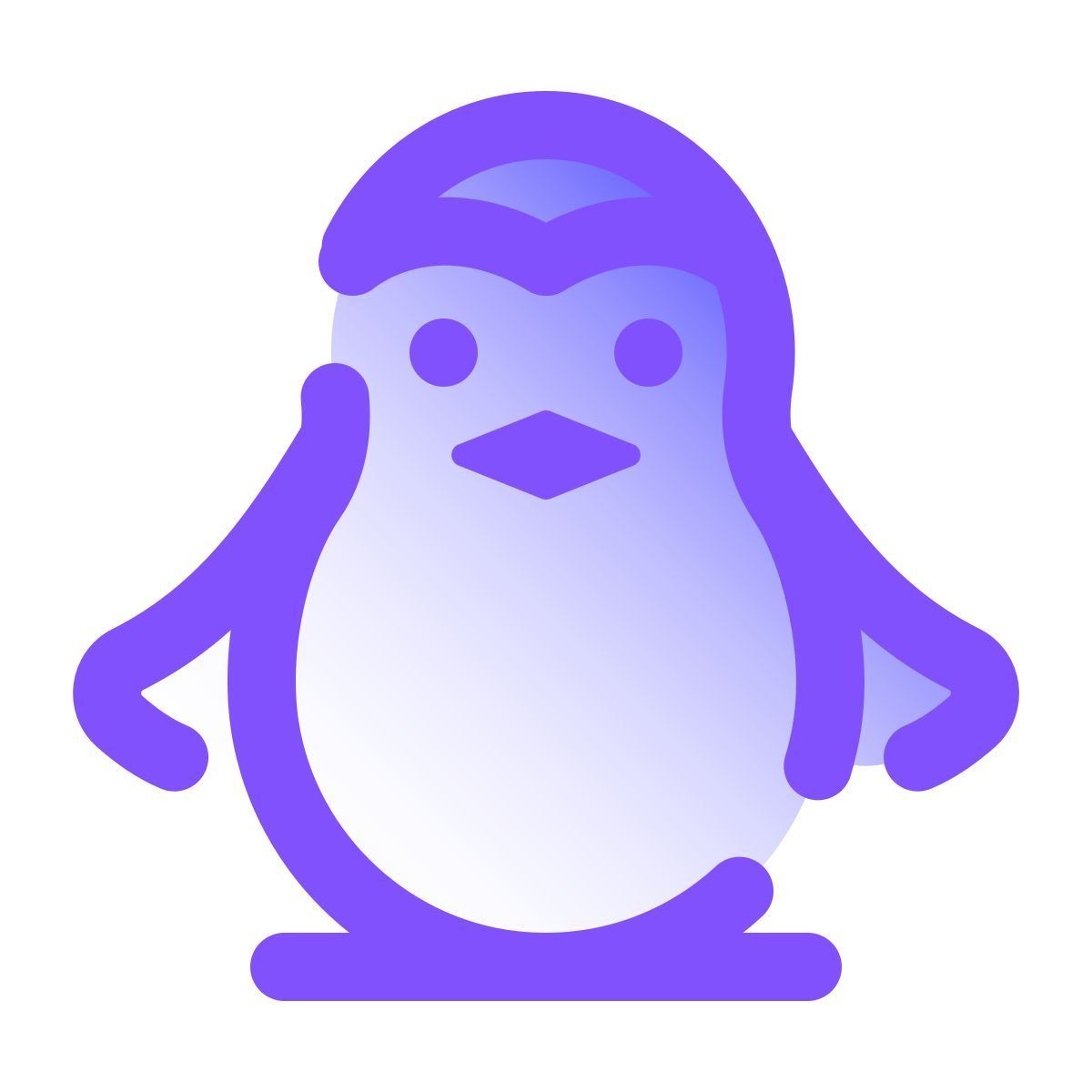 pulsar gradient style pinguino icon