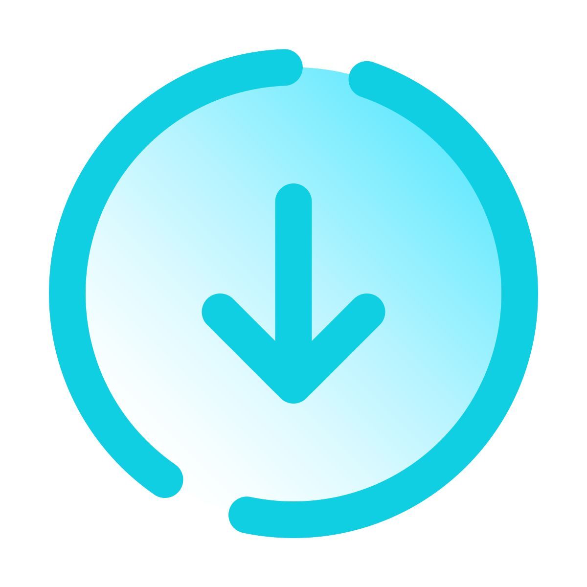 pulsar gradient style 圈下降2 icon