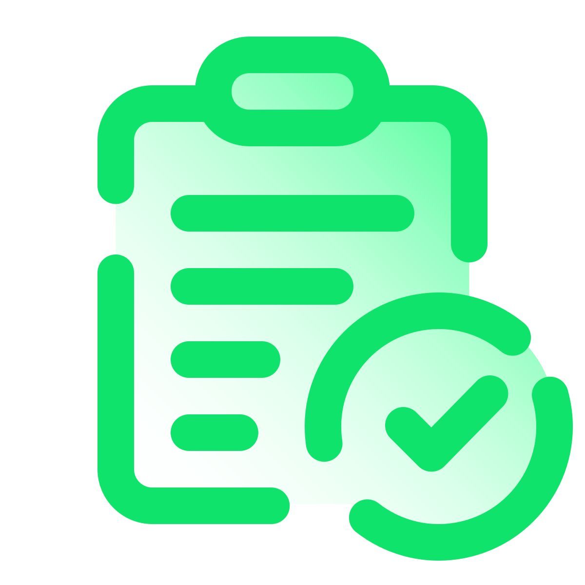 pulsar gradient style zwischenablage genehmigen icon