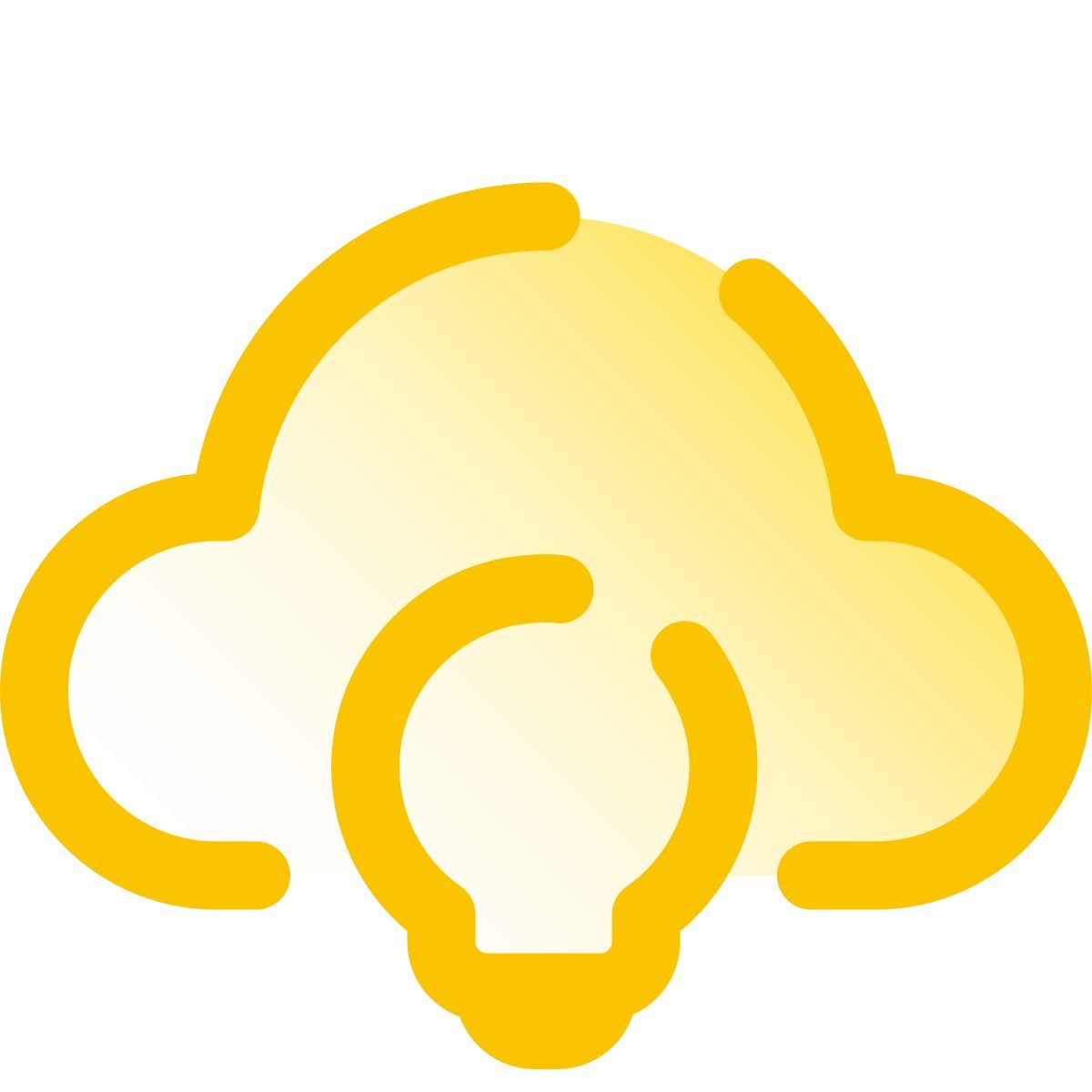 pulsar gradient style cloud idea icon