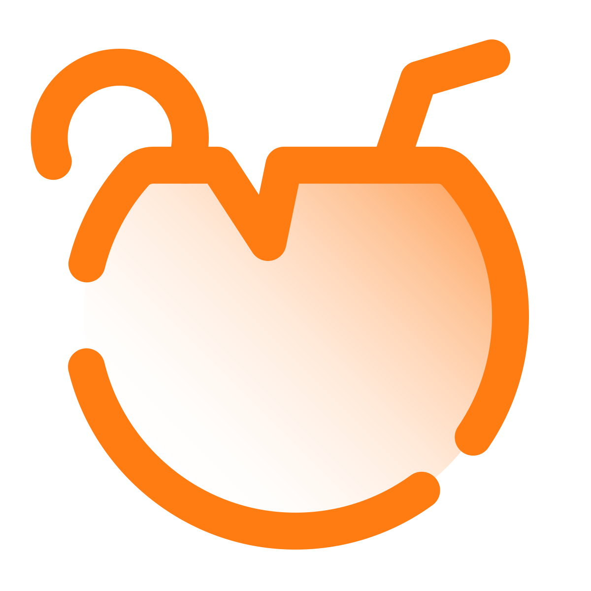 pulsar gradient style coconut cocktail icon