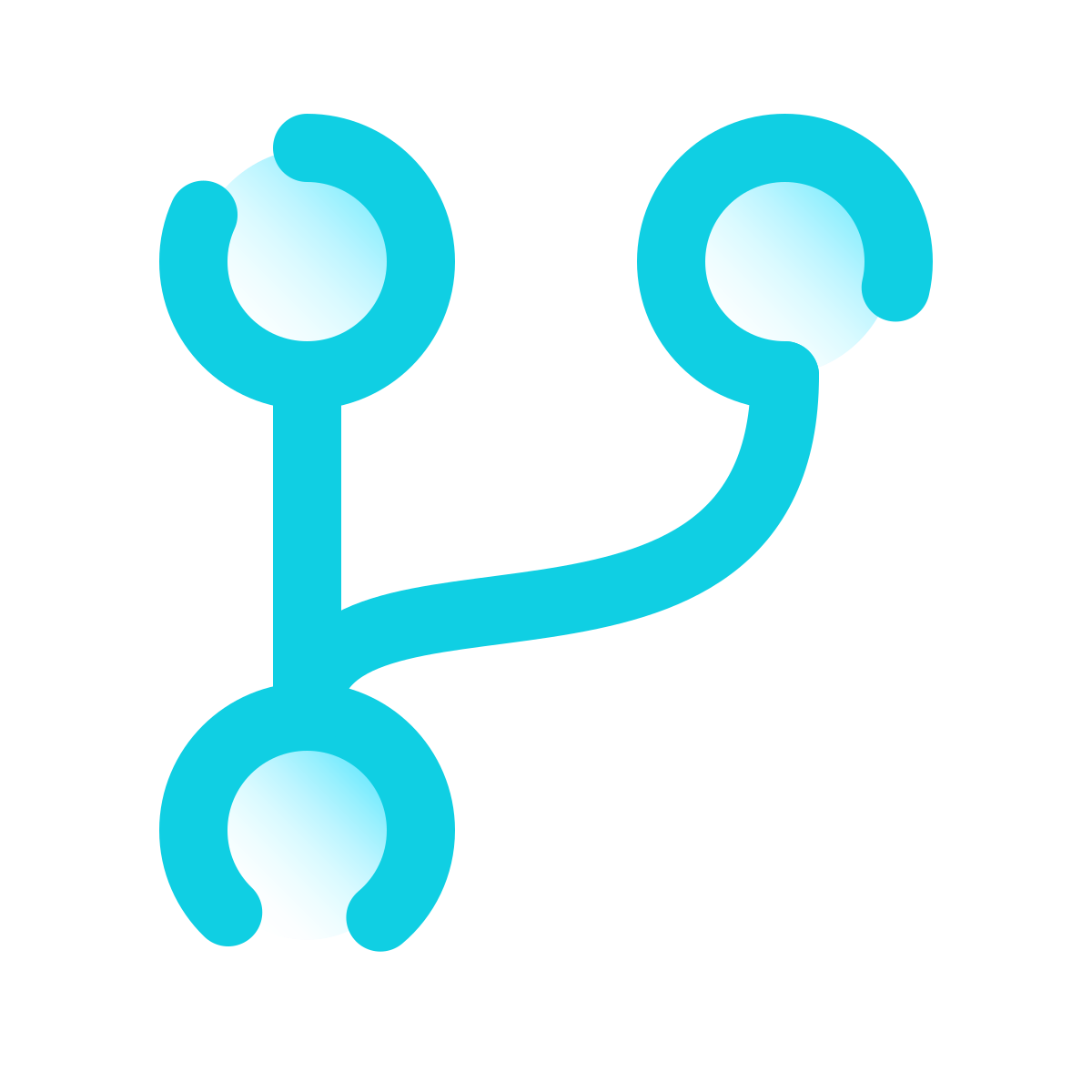 pulsar gradient style code fork icon