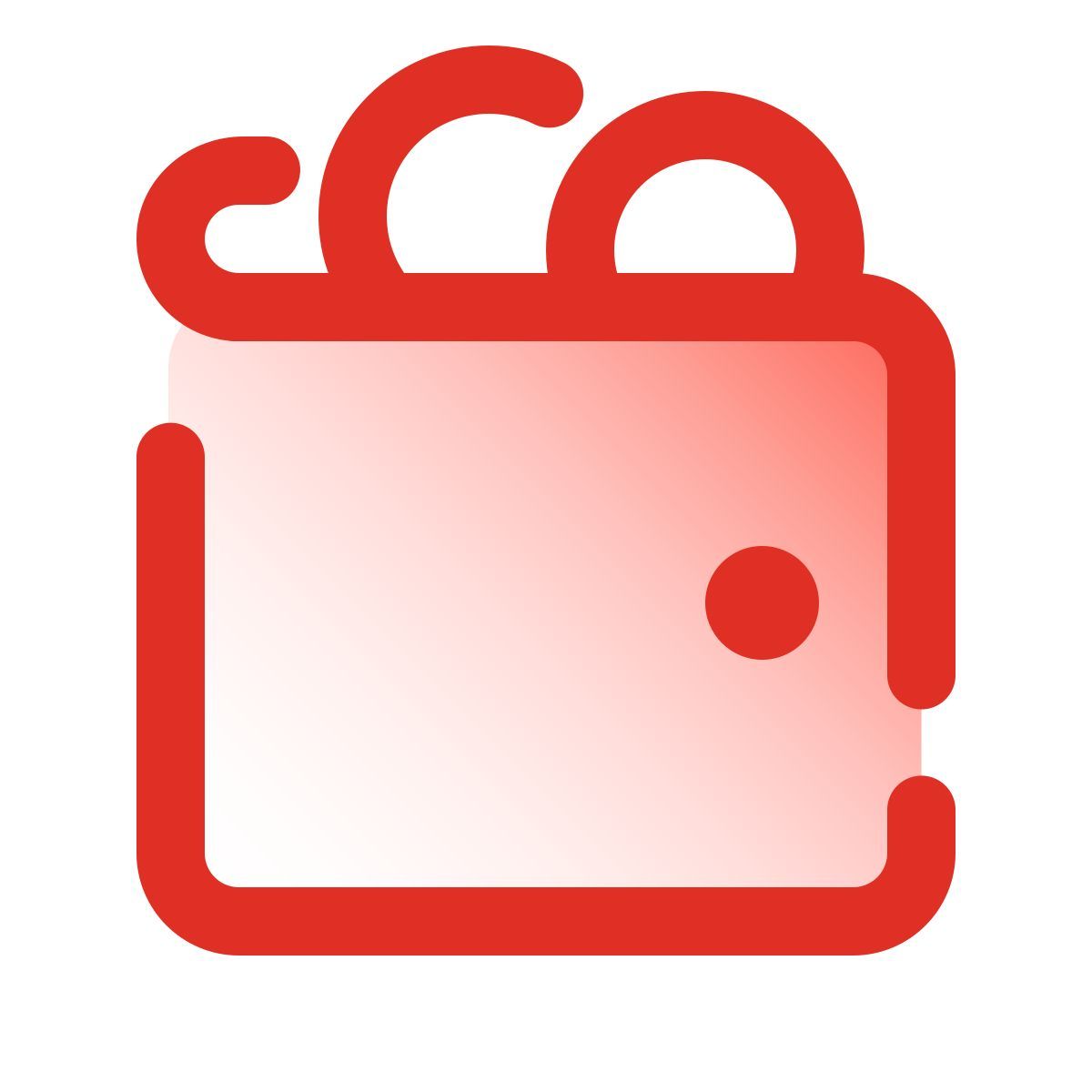 pulsar gradient style carteira de moedas icon