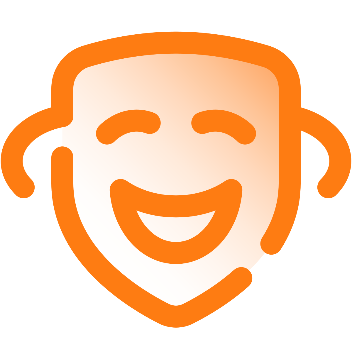 pulsar gradient style comedy icon