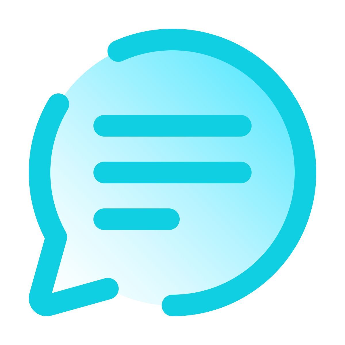 pulsar gradient style commenti icon