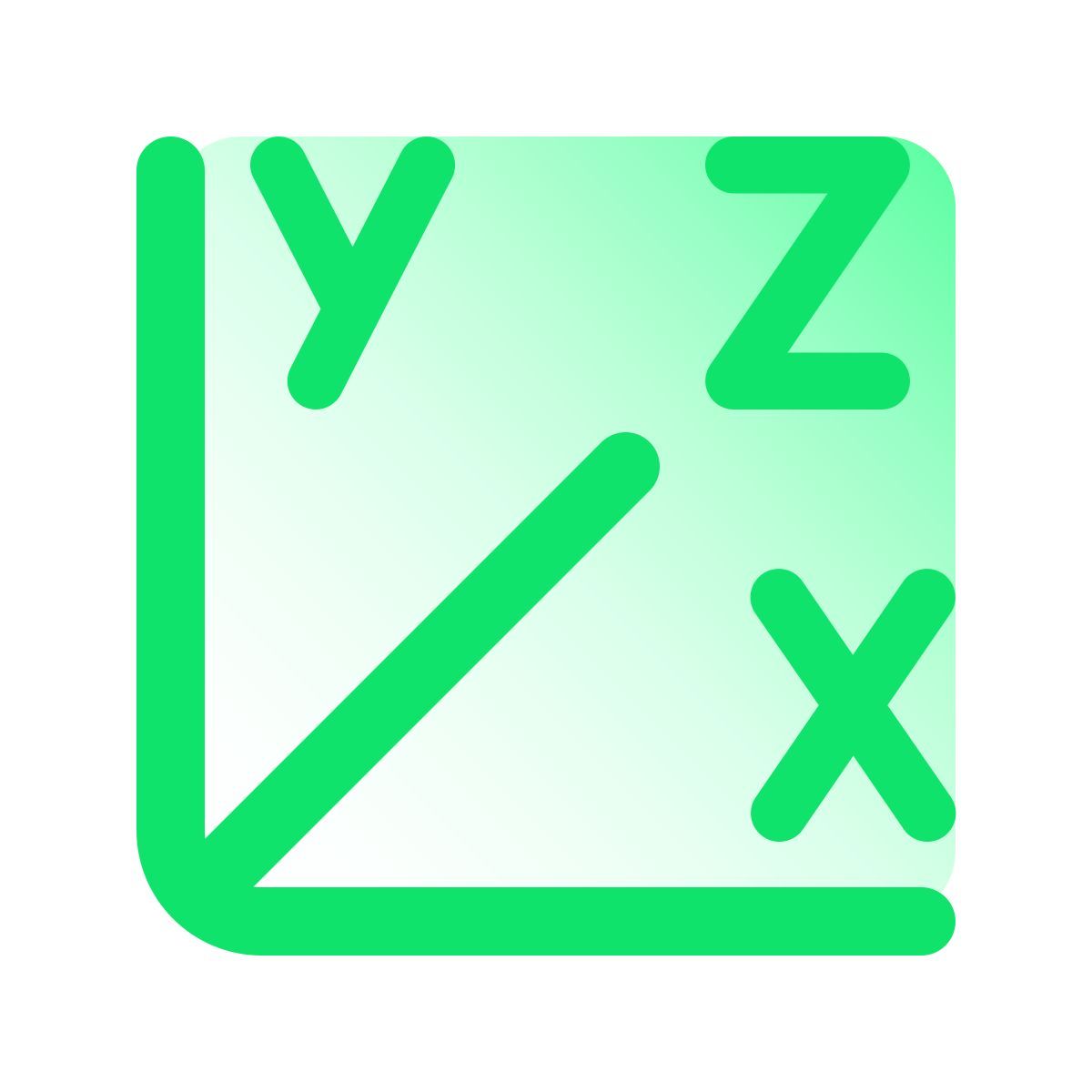 pulsar gradient style coordinate system icon