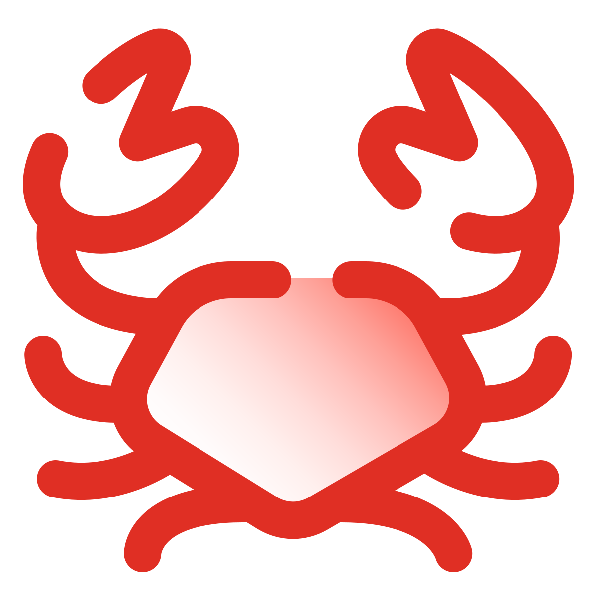pulsar gradient style crab icon