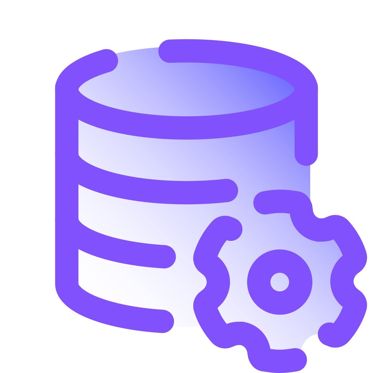 pulsar gradient style database settings icon