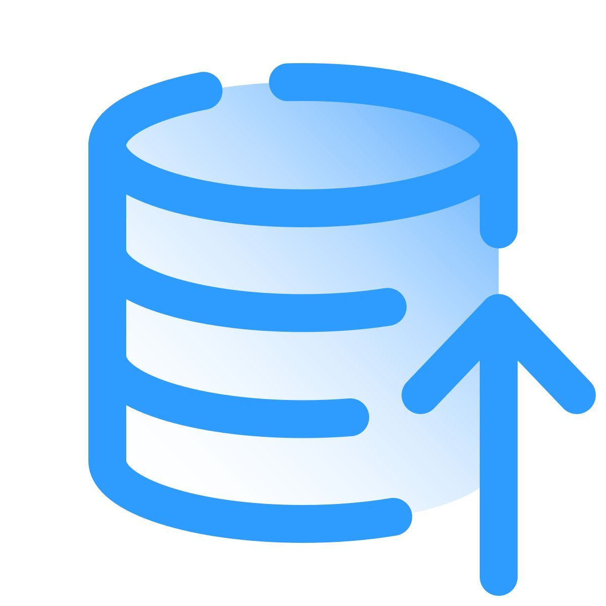 pulsar gradient style database restore icon