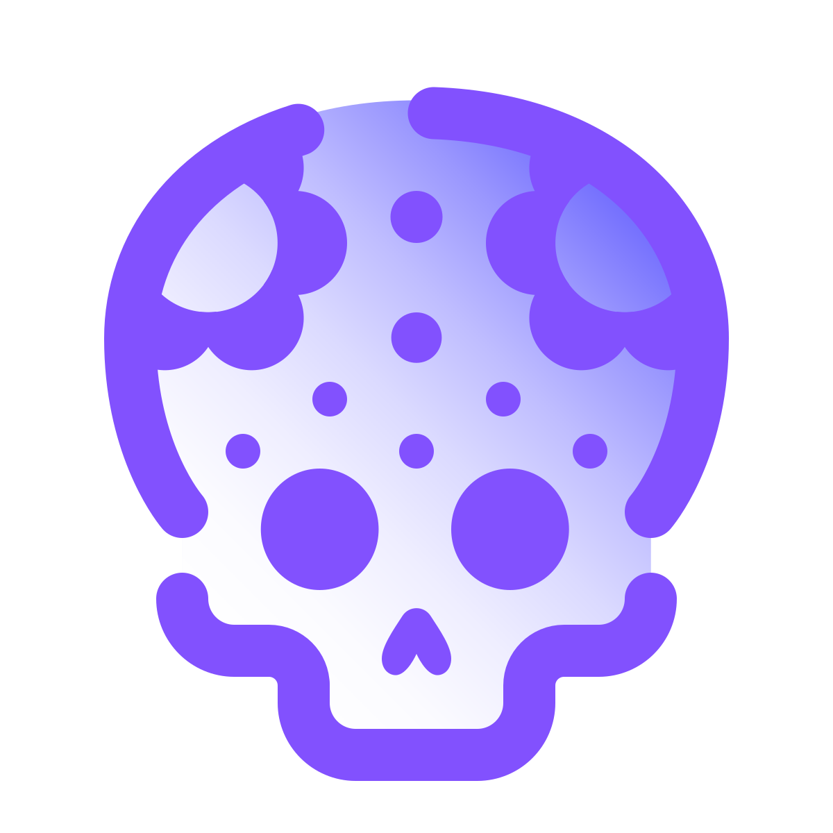 pulsar gradient style day of the dead icon