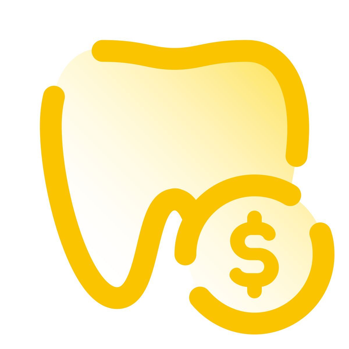 pulsar gradient style 牙科费用 icon