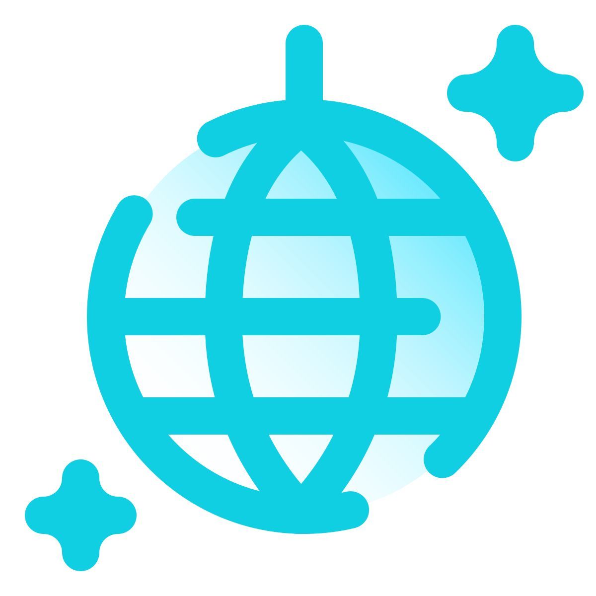 pulsar gradient style 디스코 볼 icon