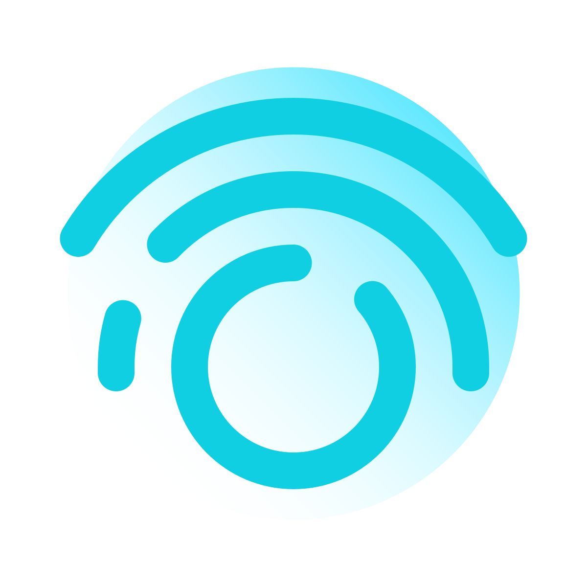 pulsar gradient style double tap icon