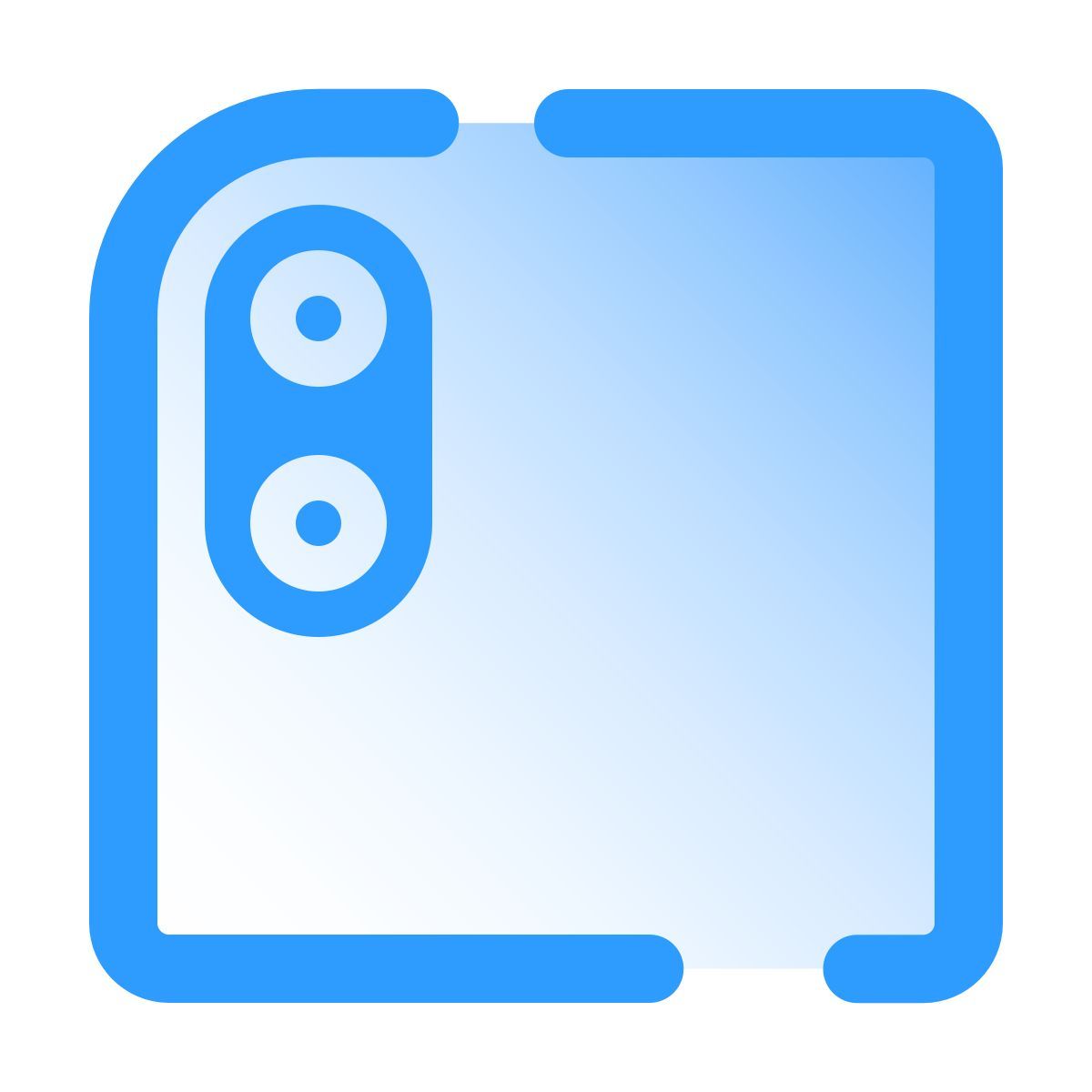 pulsar gradient style cámara doble icon