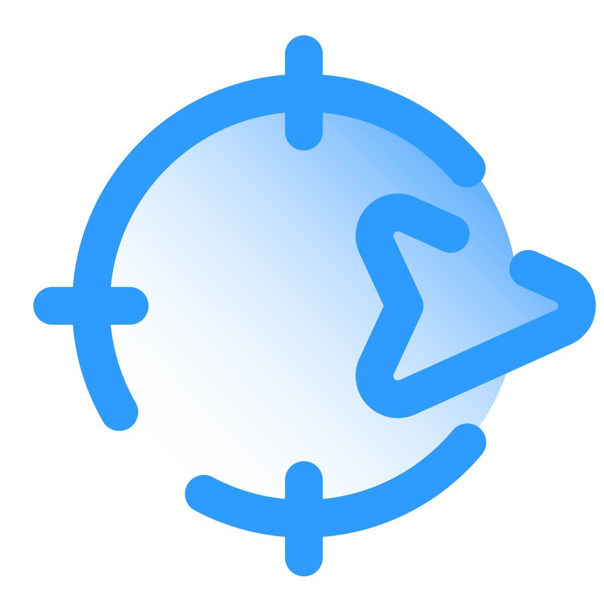 pulsar gradient style direction est icon