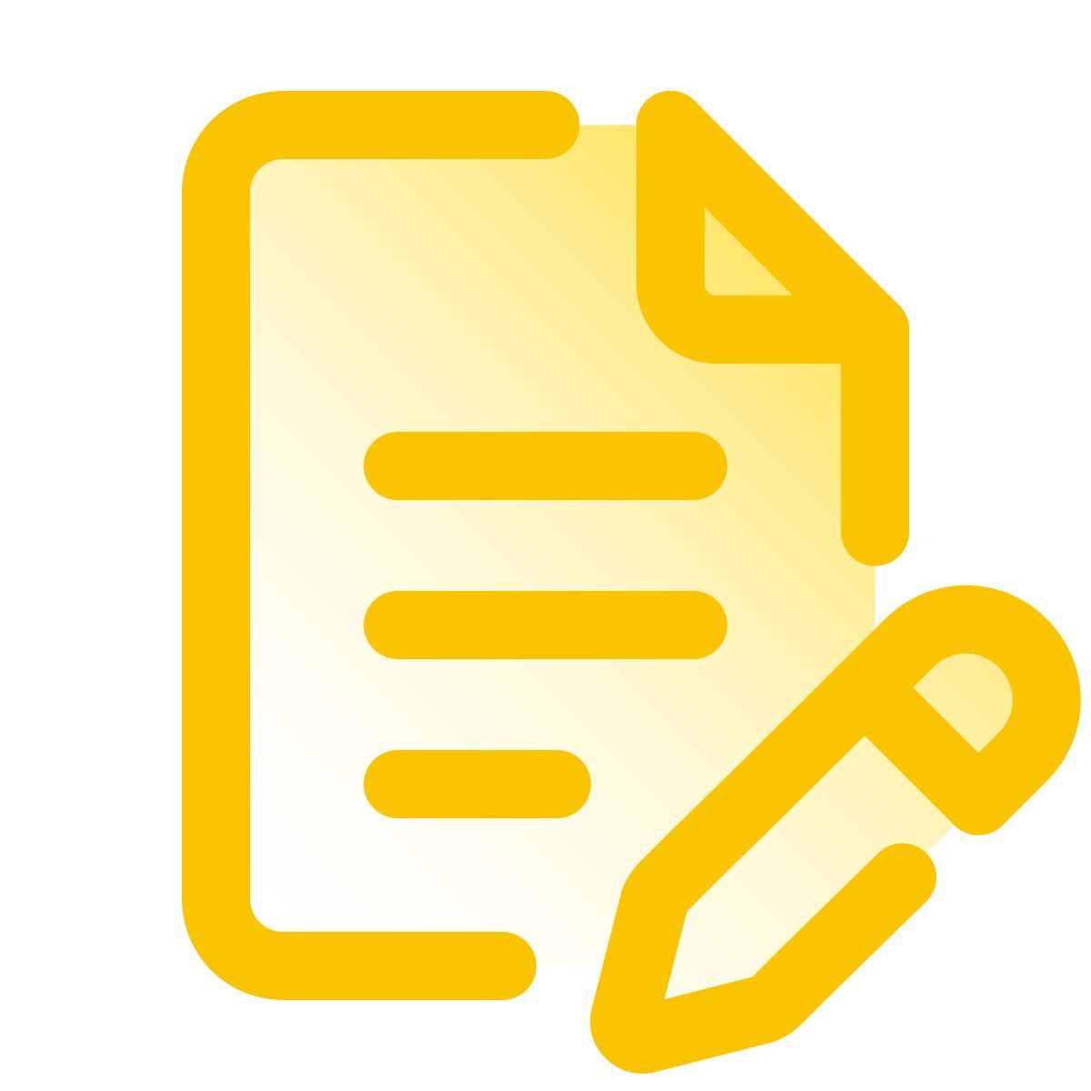 pulsar gradient style text editor icon