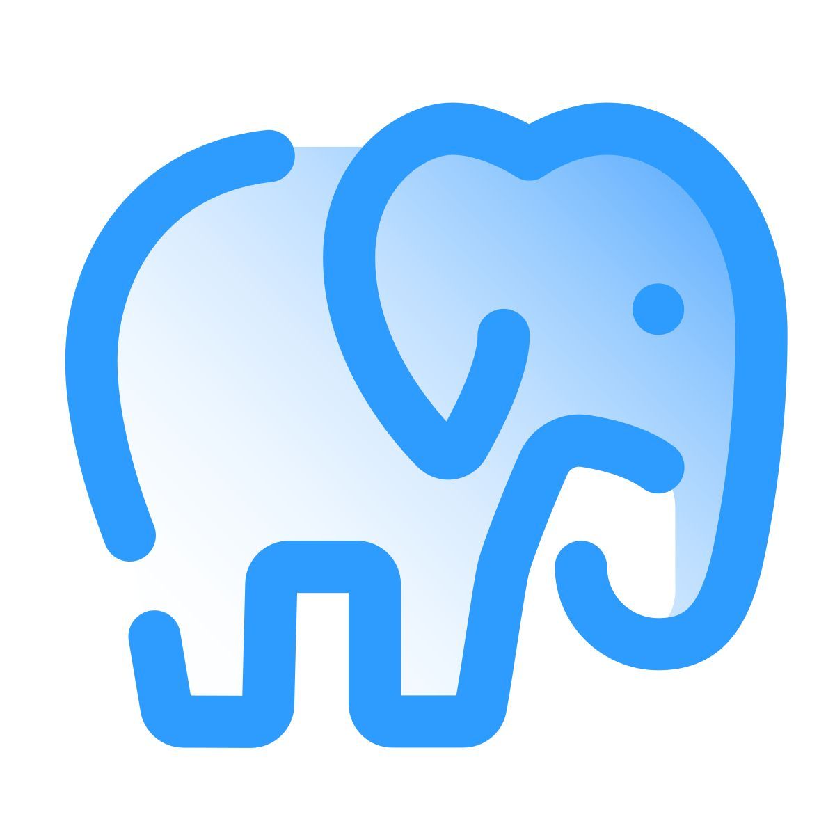 pulsar gradient style 코끼리 icon