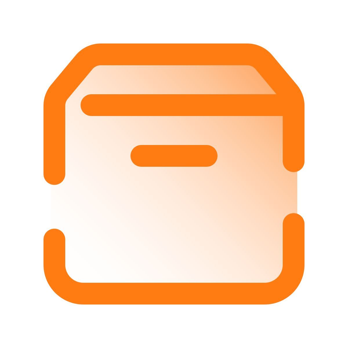 pulsar gradient style caixa vazia icon