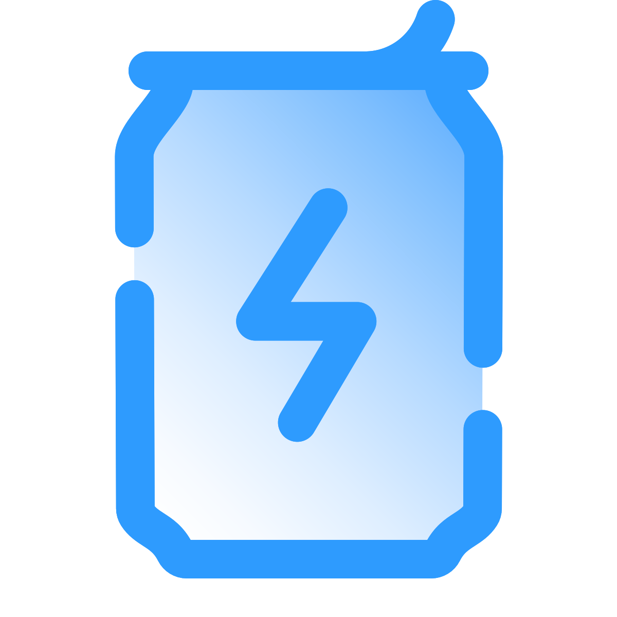 pulsar gradient style energy drink icon