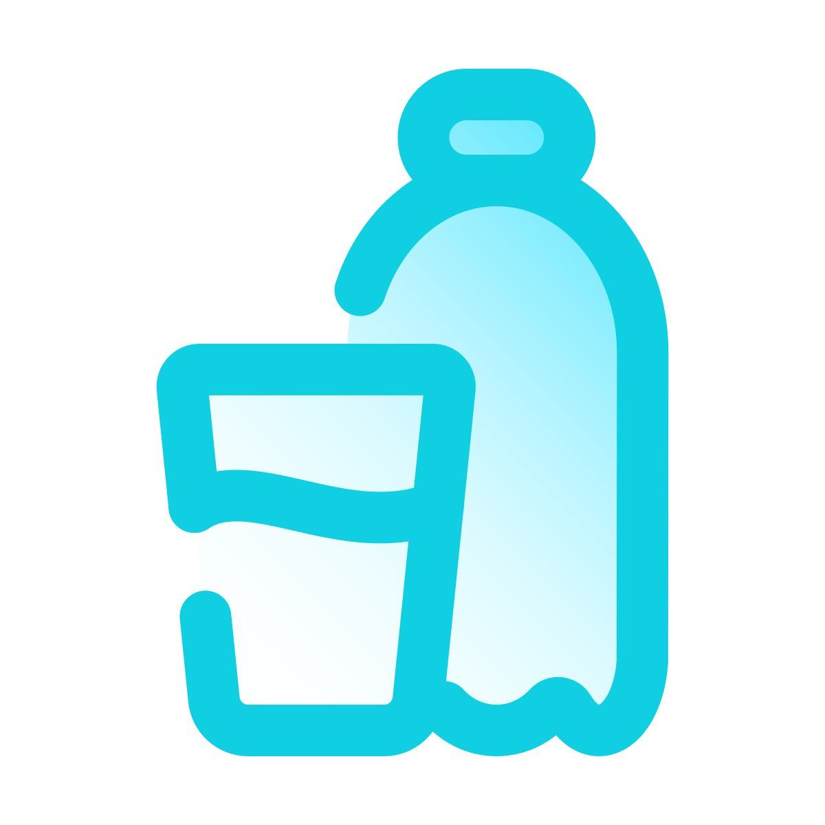 pulsar gradient style energy sport drink icon