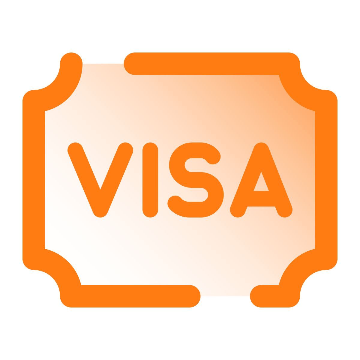 pulsar gradient style visa de entrada icon
