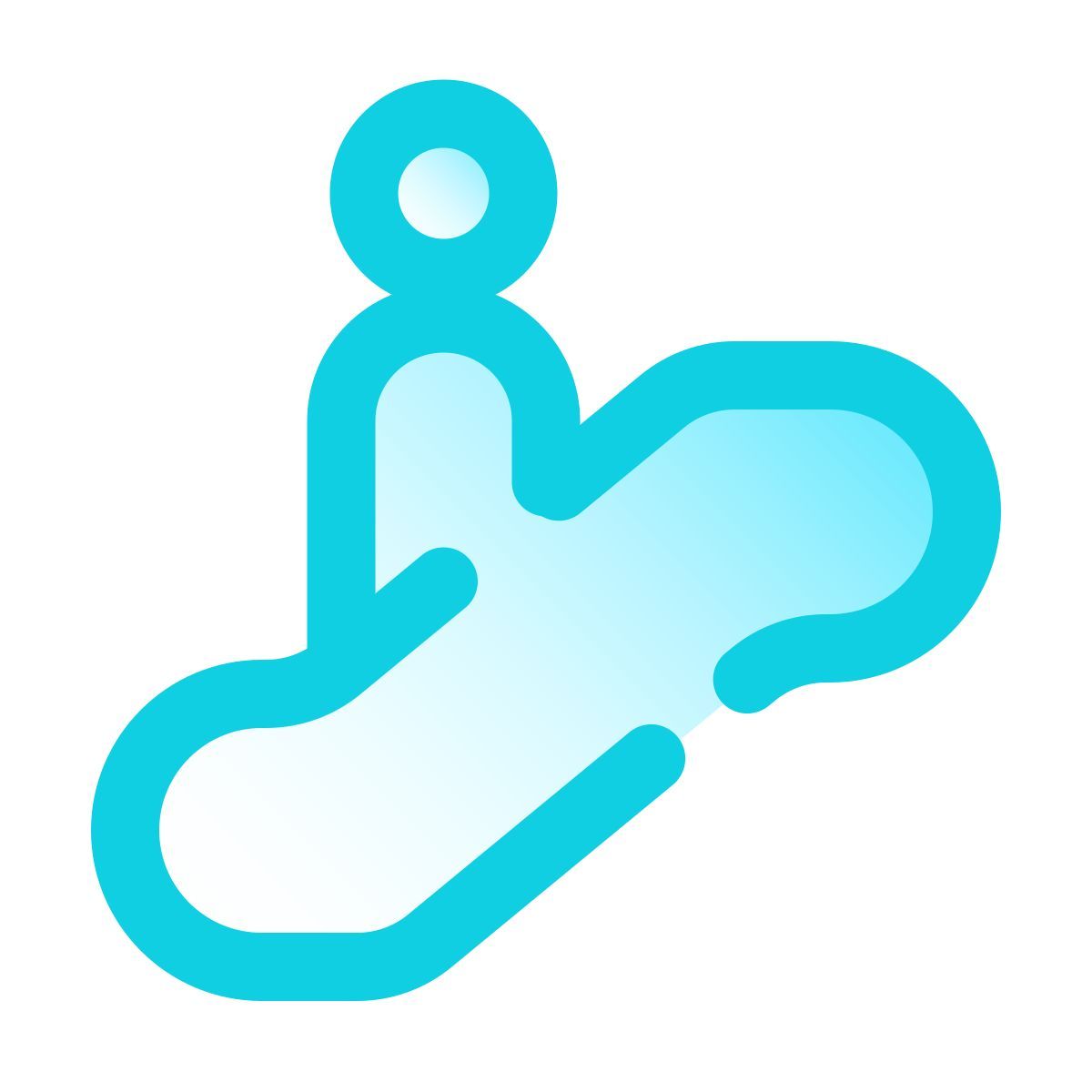 pulsar gradient style escalator icon