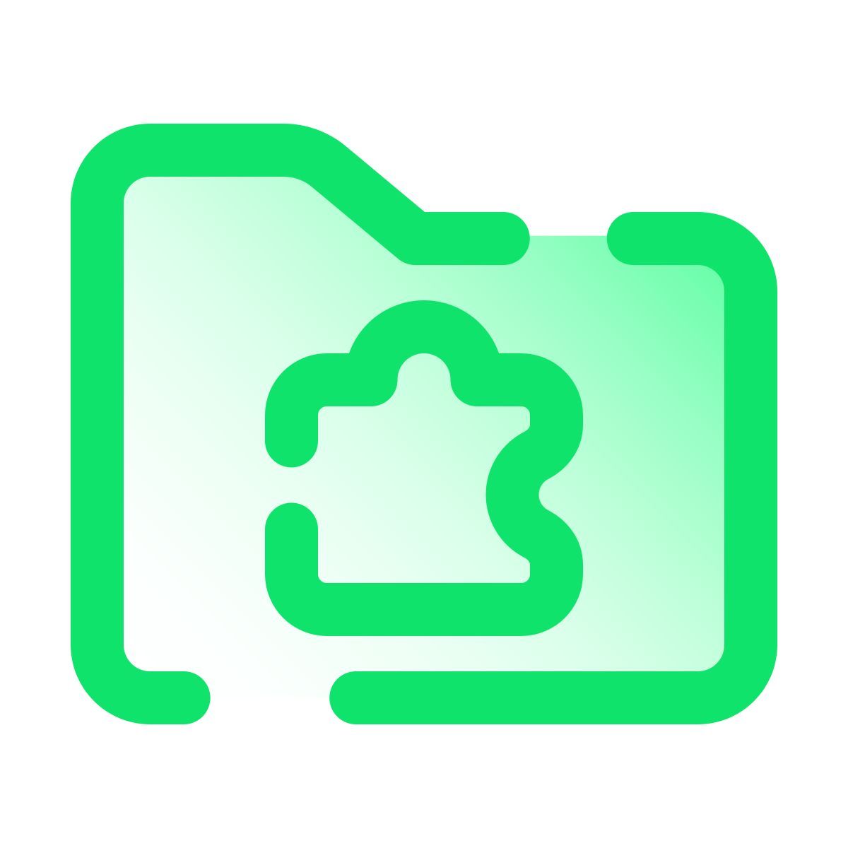 pulsar gradient style extensions folder icon