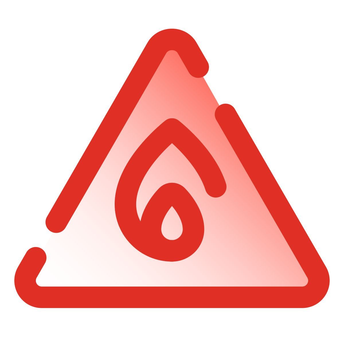 pulsar gradient style brandgefahr icon