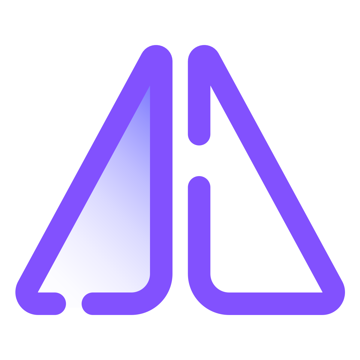 pulsar gradient style flip vertical icon
